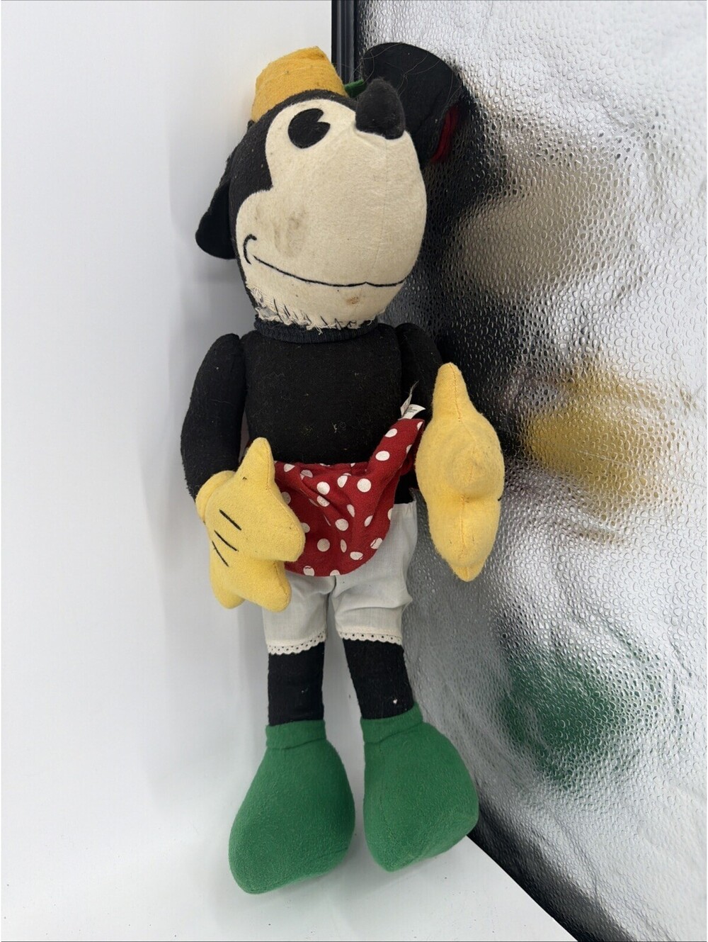 Disney Retro Collection Minnie Mouse Toy by Schylling Pie Eye Cartoon 16” Felt P